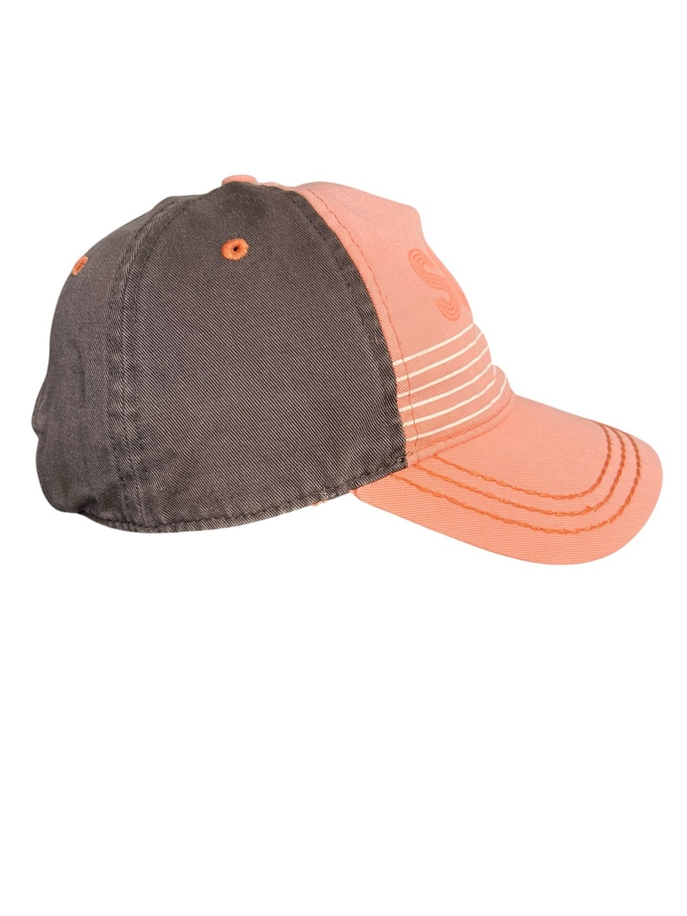 Roxy Surf Trucker Hat Pink Gray Adjustable Cap Beach Skate Surfing - Picture 5 of 11